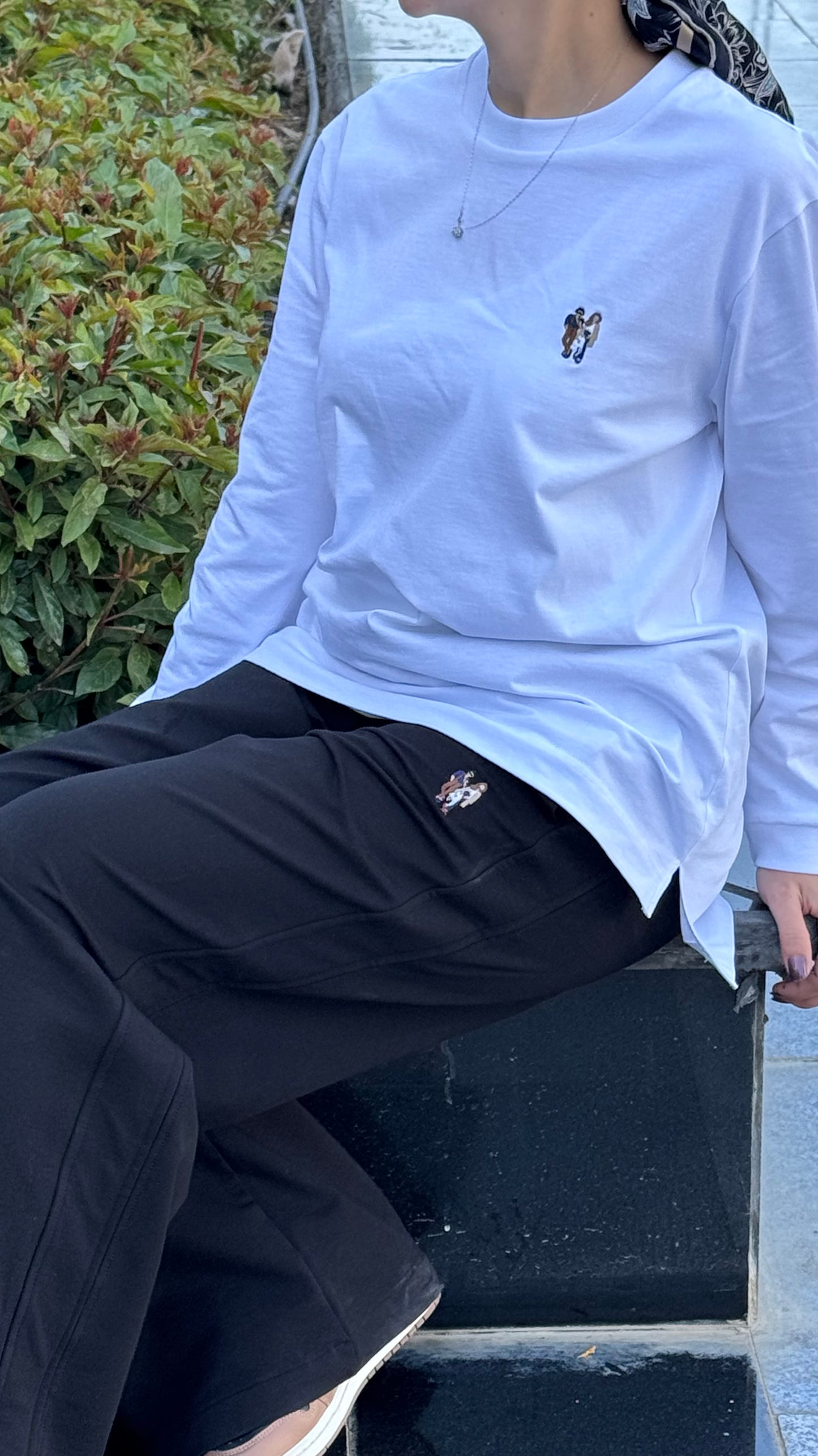 - Essential Cotton Long Sleeve Tee