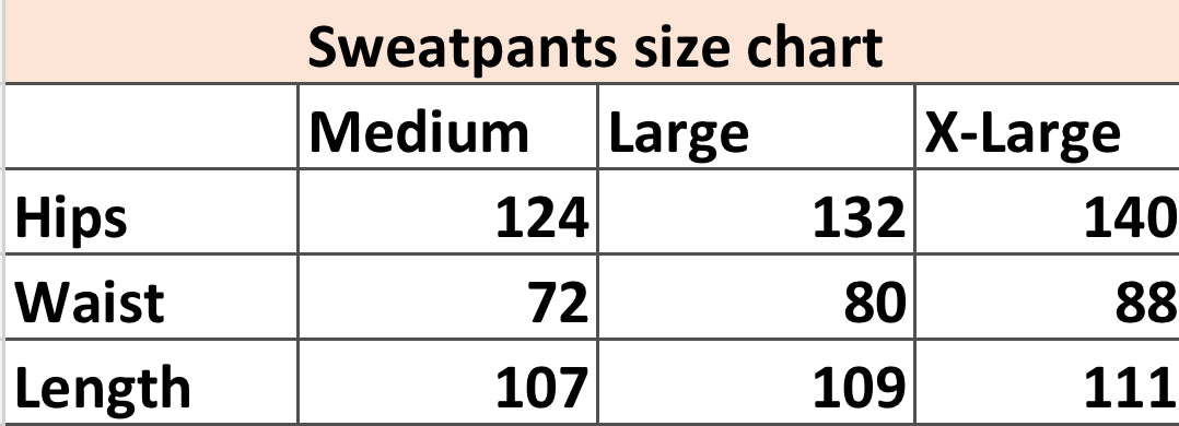 - Wide-Leg oversized Cotton Sweatpants