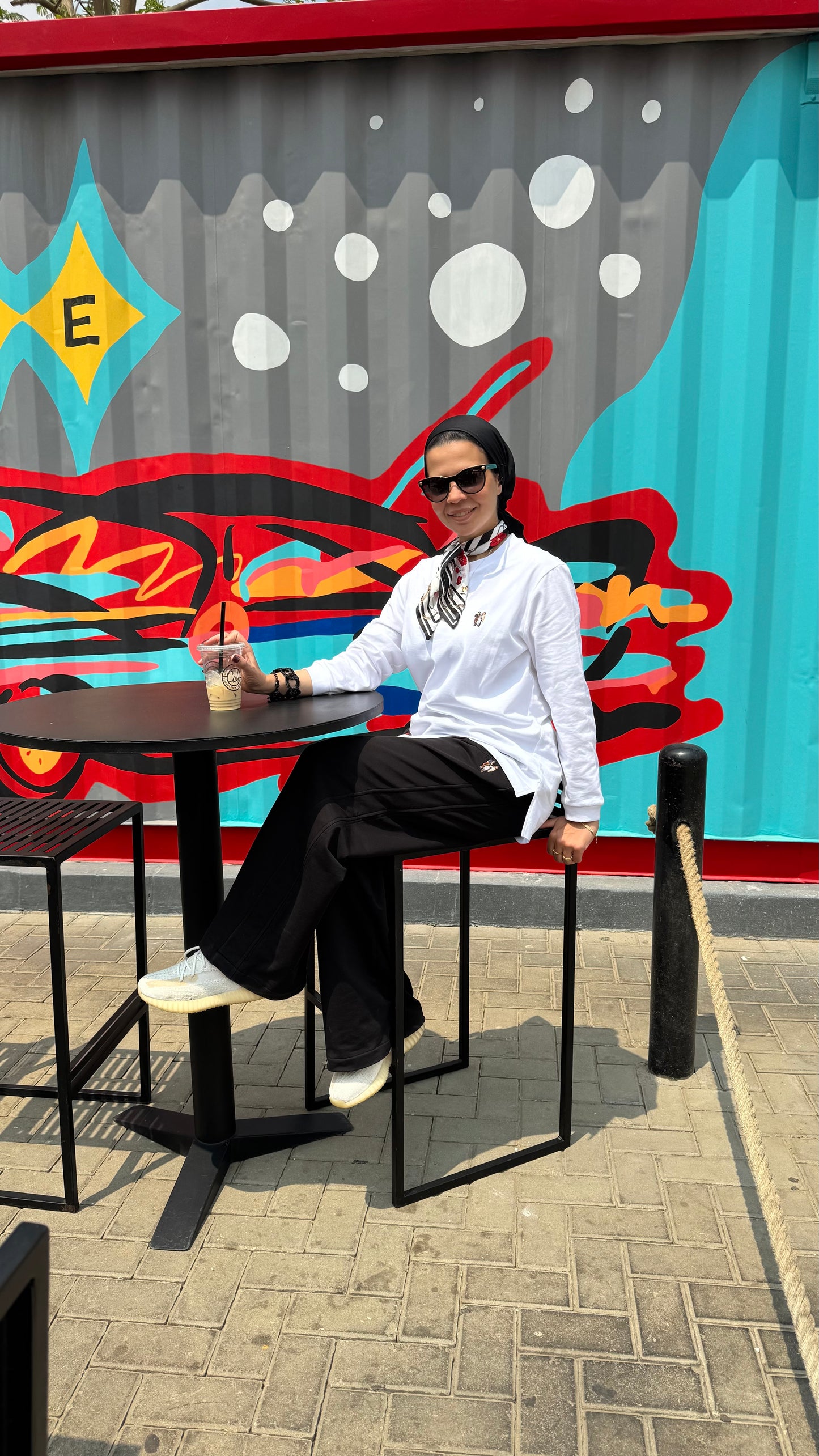 - Wide-Leg oversized Cotton Sweatpants