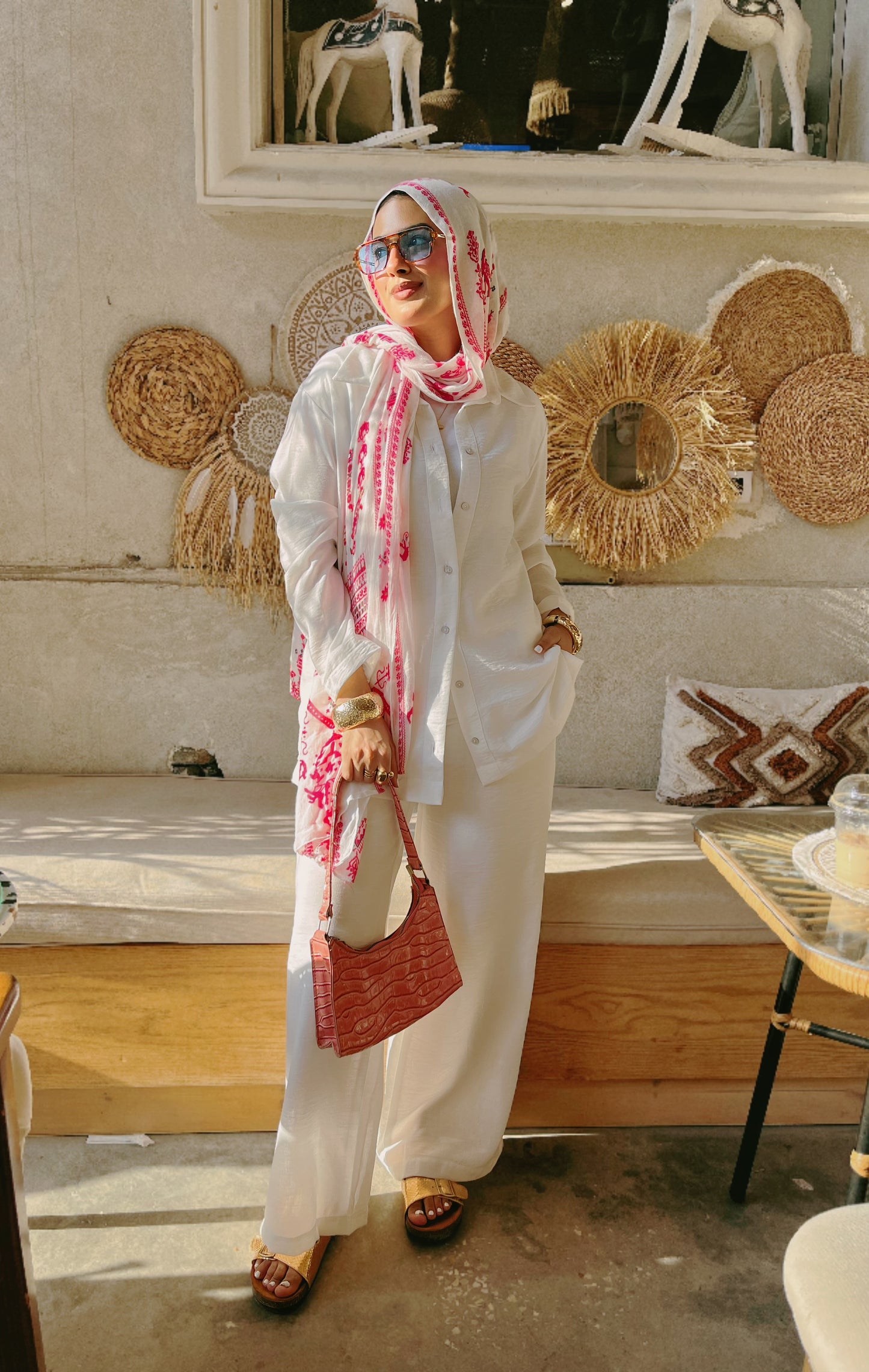 -Blended linen set