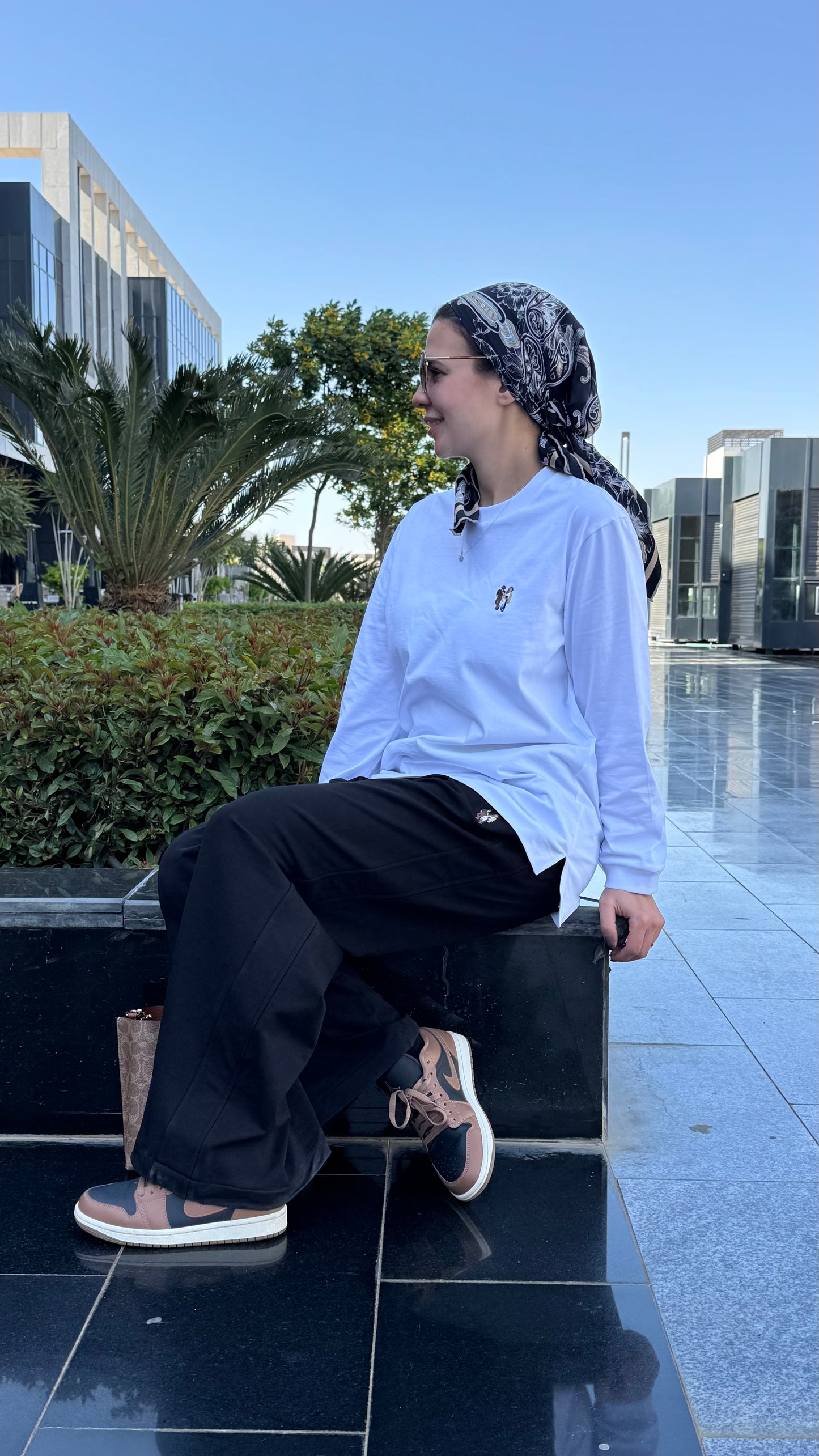 - Wide-Leg oversized Cotton Sweatpants