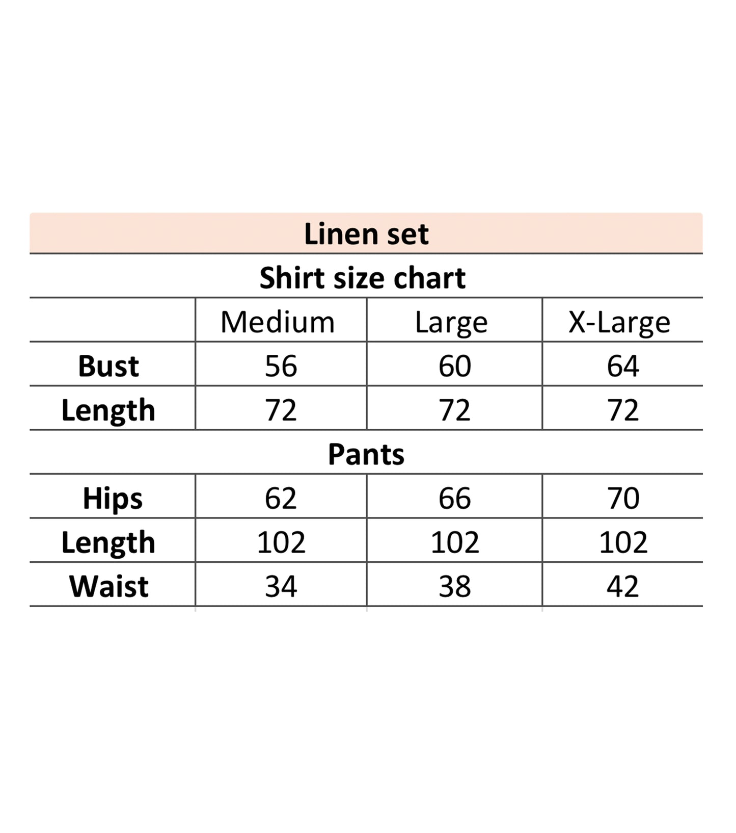 -Blended linen set