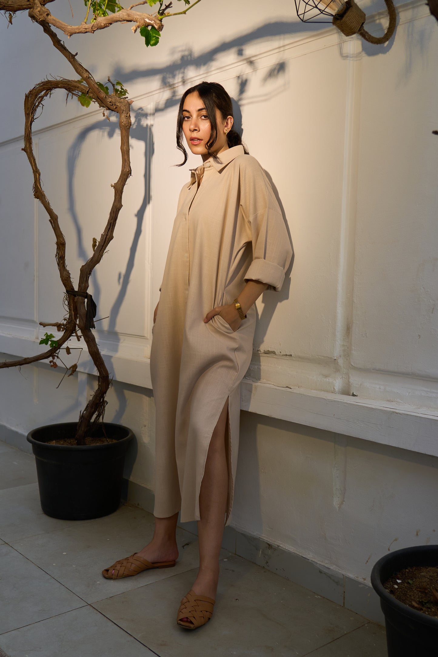 Linen dress