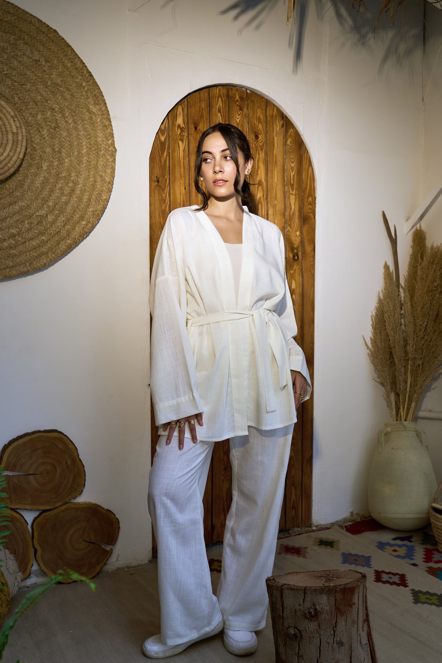 Linen kimono